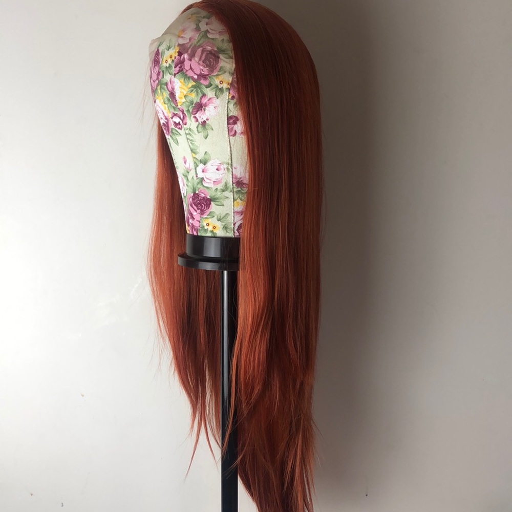 💕22” COPPER RED BODY WAVE LACE-FRONT WIG *…NEW - Picture 5 of 11